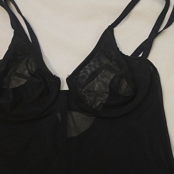 - La perla black mesh bodysuit size 2 (34 US) - Picture 2 of 13